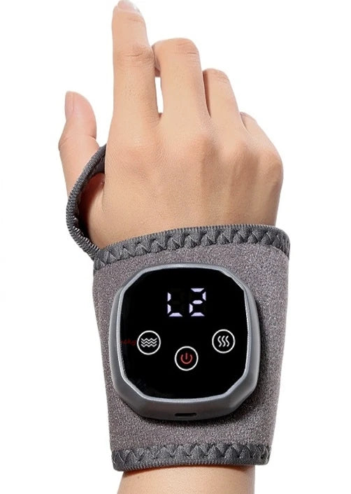 Massaggiatore intelligente per piedi in grafene con riscaldamento elettrico e vibrazione per la terapia di sollievo caldo delle mani alla caviglia