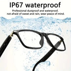 AI Reading Smart Glasses 160 Languages Chat GPT Audio Glasses For Men And Women Microphone And Speaker 2026.