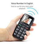 Bar Senior Mobile Phone Artfone C1+ With Free Charging Dock C1 Big Rubber Keypad  For Elderly Dual Sim One Key SOS FM 1400mAh