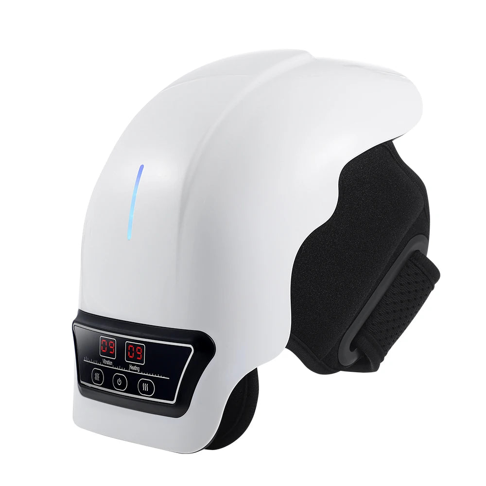 Massaggiatore elettrico per ginocchio 3 marce Impacco caldo Massaggio al ginocchio Supporto per ginocchio Massaggiatore per spalle Rividere il dolore articolare Ricaricabile