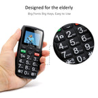 Bar Senior Mobile Phone Artfone C1+ With Free Charging Dock C1 Big Rubber Keypad  For Elderly Dual Sim One Key SOS FM 1400mAh