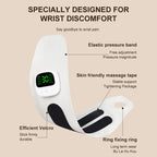 Braccialetto riscaldato elettrico Supporto per il polso di ricarica USB Allevia la tenosinovite Massaggio Protezione per il polso per adulti Braccialetto lenitivo 1pz