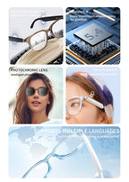 Bluetooth Glasses Photosensitive Color Change Sunglasses Headphone Voice Assistant Fashion Glasses For Men and Women