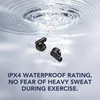 Auricolari HTC NE20 Bluetooth V6.0 TWS Cuffie wireless sportive Auricolari traduttore AI Cuffie intrauricolari con riduzione del rumore con microfono