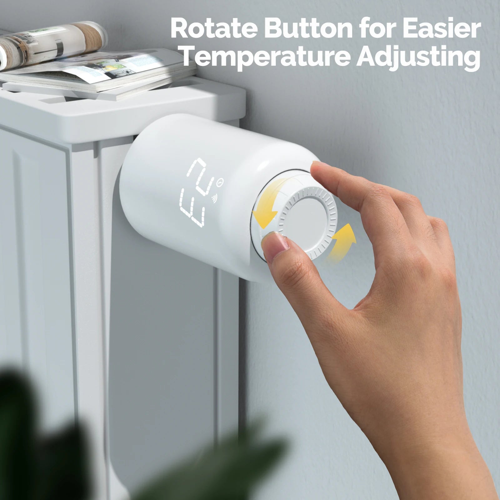 MOES TRV Tuya ZigBee Valvola termostatica per radiatore SmartLife Regolatore di temperatura per riscaldamento remoto wireless Controllo vocale Alexa