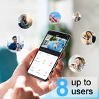 ANRAN Telecamera di sicurezza wireless solare Telecamera Wi-Fi solare esterna da 3 MP Voce bidirezionale IP66 Faretto flash con visione remota impermeabile