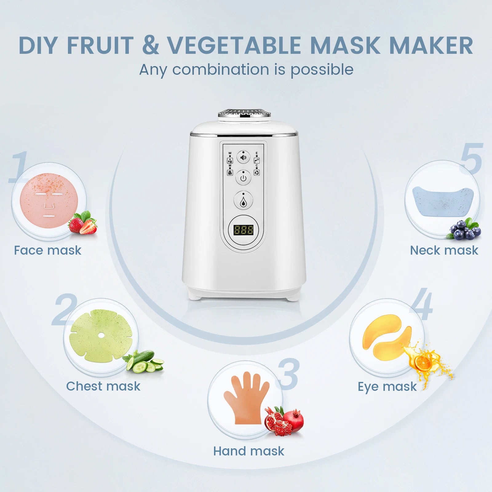 Macchina per maschere macchina per maschera per frutta e verdura naturale fai-da-te intelligente macchina per il trattamento del viso Spa personalizzata privata