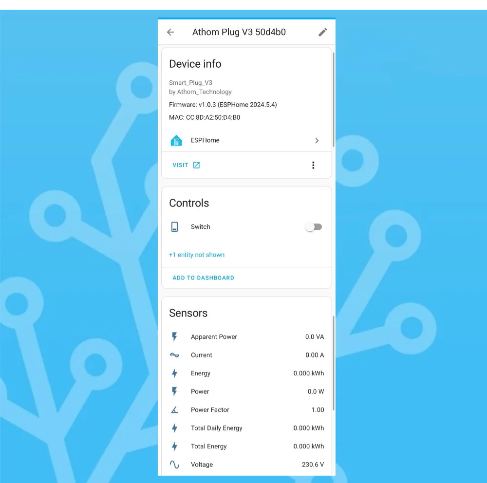 IoTorero realizzato per ESPHome ESP32C3 Spina UE Confezione da 2 Monitoraggio del consumo 16A Funziona con l'Assistente domestico