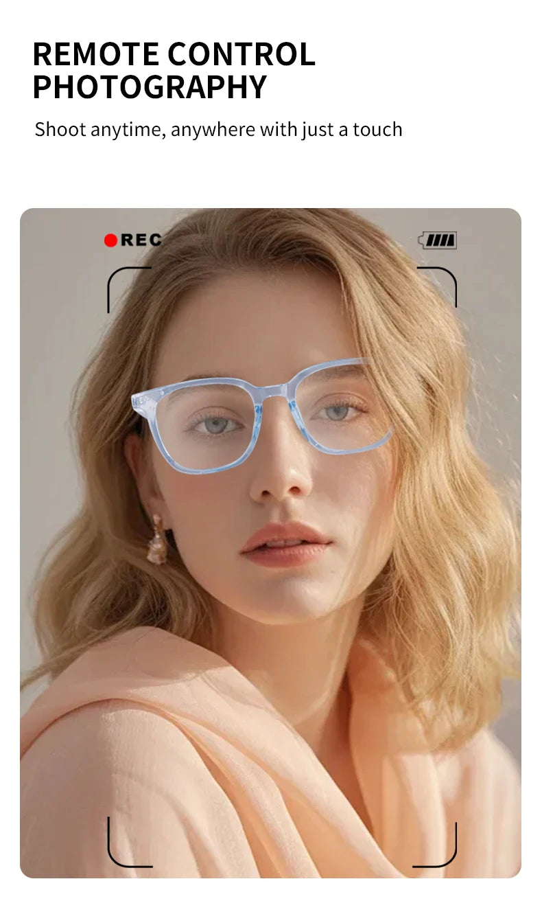 Bluetooth Glasses Photosensitive Color Change Sunglasses Headphone Voice Assistant Fashion Glasses For Men and Women