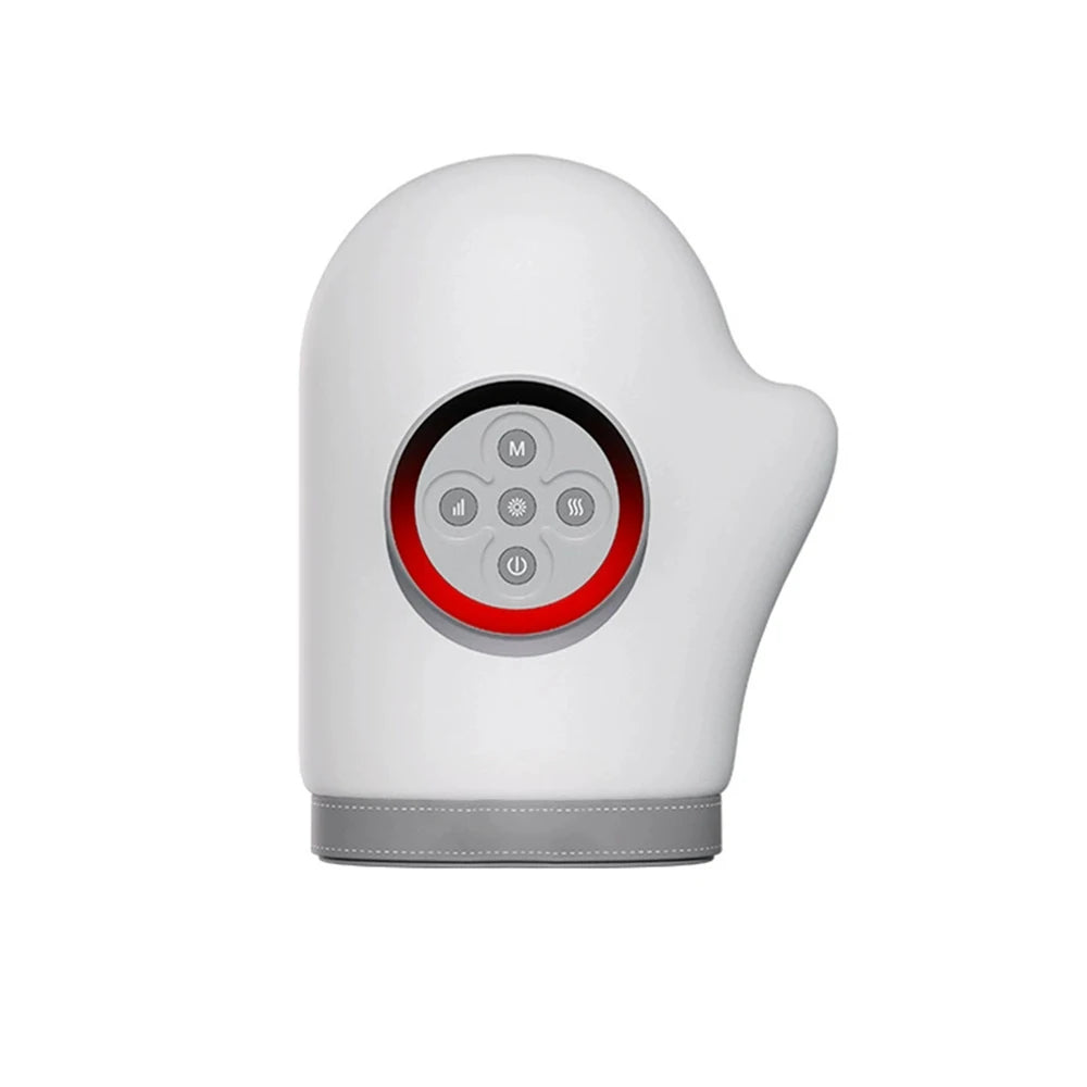 Massaggiatore elettrico per le mani Pressione dell'aria Impastare Massaggiatore per il polso Airbag Guanto per massaggio alle dita Impacco caldo Massaggiatore per dita dei punti di agopuntura