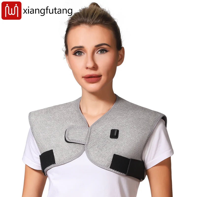 Gilet riscaldato a luce rossa per uomo e donna Giacca invernale riscaldante elettrica per spalle posteriori Gilet oversize per escursioni sportive