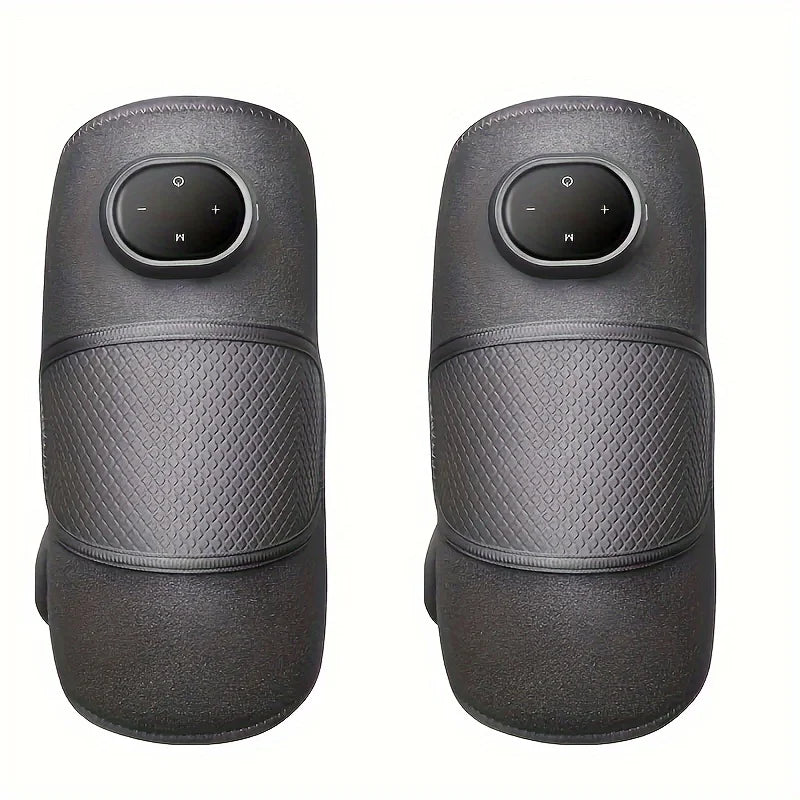 1 pz/2 pezzi massaggiatore per ginocchio riscaldato, supporto per spalla gomito ginocchio riscaldato 3 in 1, cuscinetto riscaldante per ginocchio vibrante, 3 modalità di vibrazione e riscaldamento regolabili, cuscino riscald