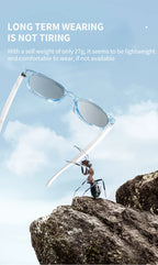 Bluetooth Glasses Photosensitive Color Change Sunglasses Headphone Voice Assistant Fashion Glasses For Men and Women