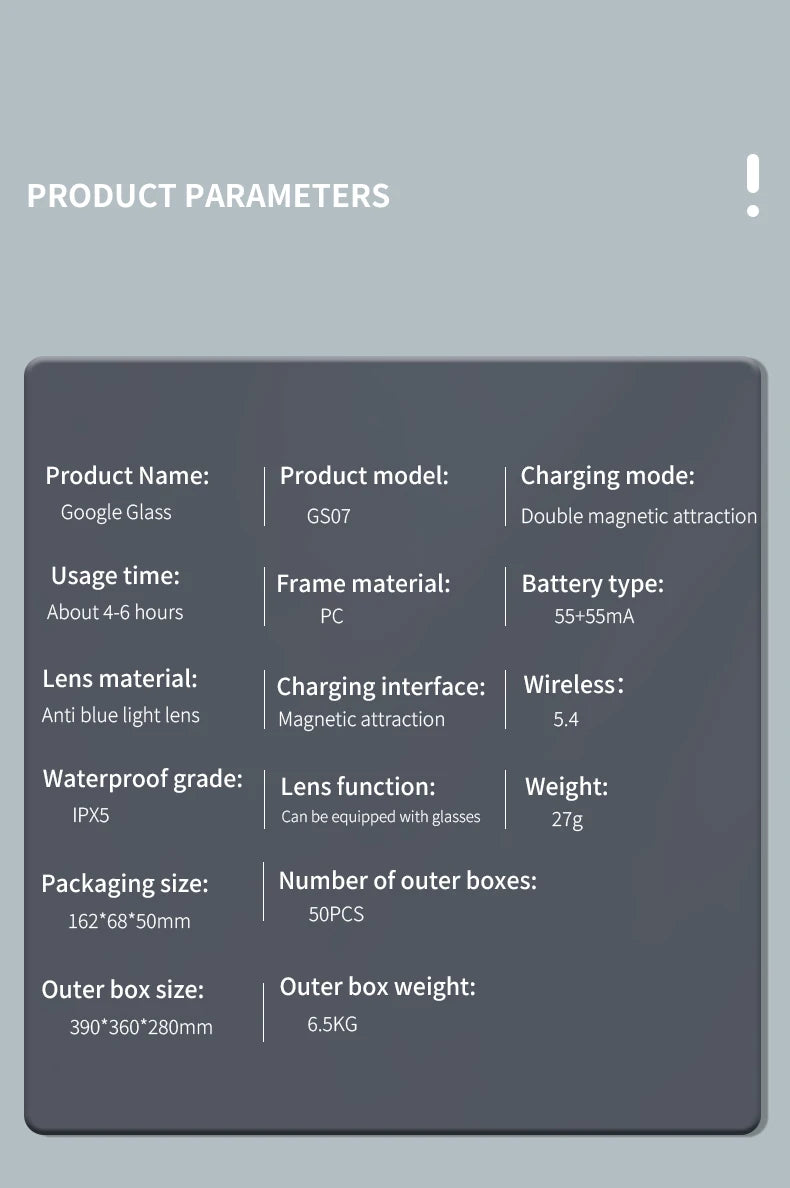 Bluetooth Glasses Photosensitive Color Change Sunglasses Headphone Voice Assistant Fashion Glasses For Men and Women