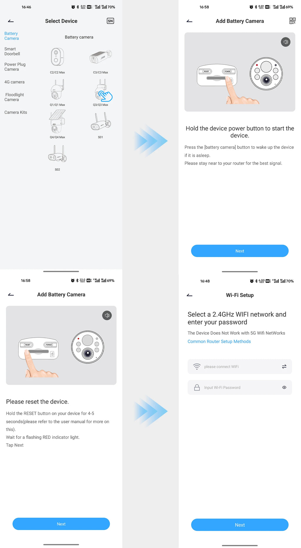 ANRAN Telecamera di sicurezza wireless solare Telecamera Wi-Fi solare esterna da 3 MP Voce bidirezionale IP66 Faretto flash con visione remota impermeabile
