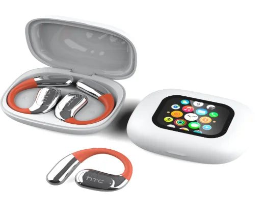 Htc Ne27 Auricolari Bluetooth Auricolari Traduttore Ai Ows Cuffie sportive Schermo LCD Cuffie wireless Gancio per l'orecchio luminoso Lunga durata