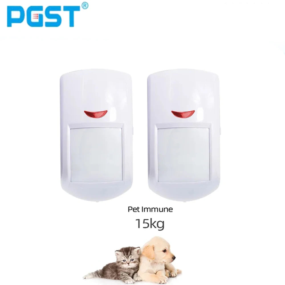 Accessori per allarme intelligente PGST 433 MHz, connessione WIFI GSM、 Sensore porta, kit allarme di sicurezza domestica wireless