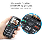 Bar Senior Mobile Phone Artfone C1+ With Free Charging Dock C1 Big Rubber Keypad  For Elderly Dual Sim One Key SOS FM 1400mAh